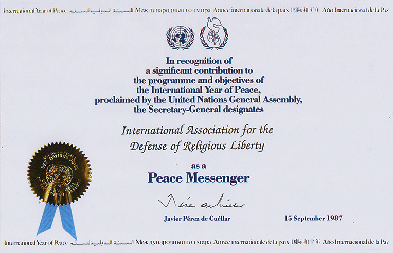 Official Recognition